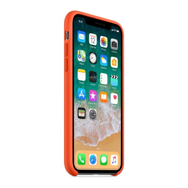 iPhone Xs Max Cover Silikone Orange