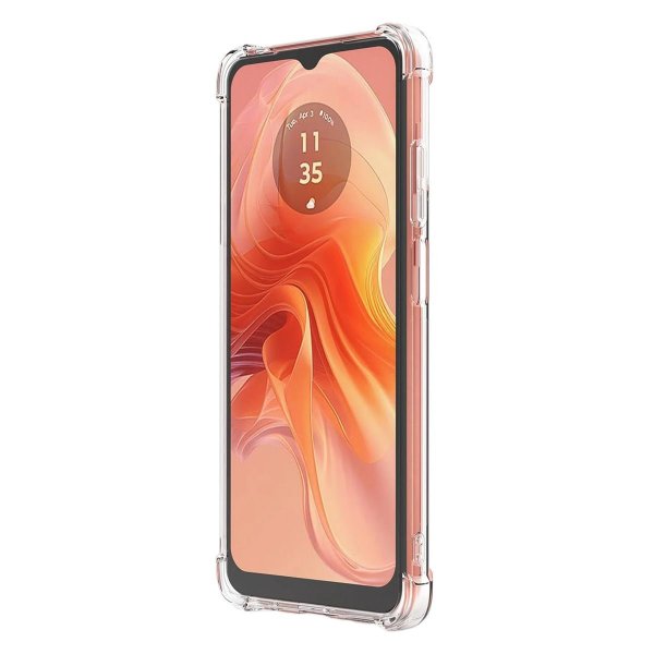 Motorola Moto G04/Moto E14 Cover Stødabsorberende Transparent