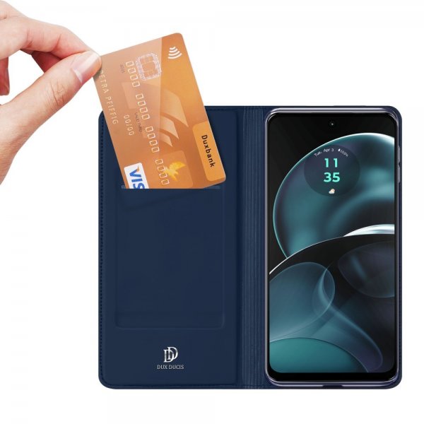 Motorola Moto G14 Etui Skin Pro Series Blå