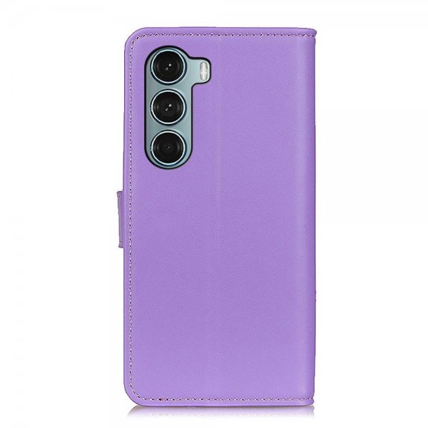 Motorola moto g200 5G Etui Lædertekstur Lilla