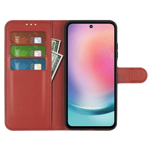 Motorola Moto G23 Etui med Stativ Brun