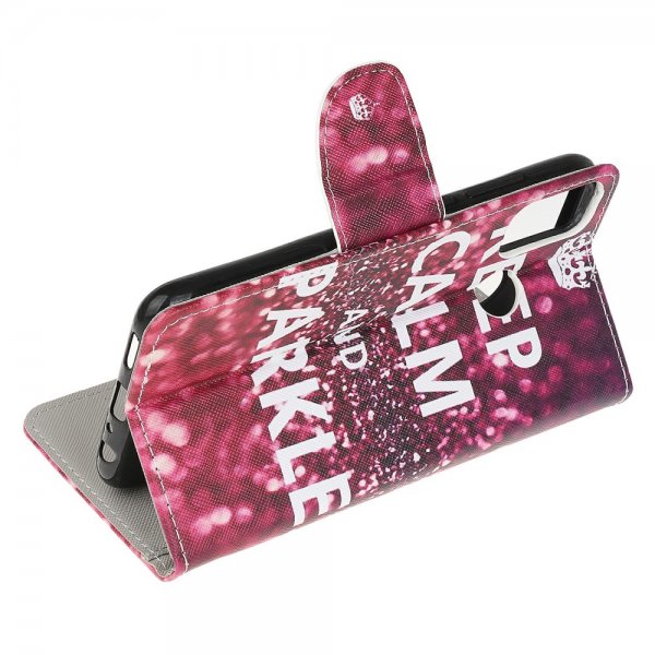 Motorola Moto G30 Etui Motiv Keep Calm and Sparkle