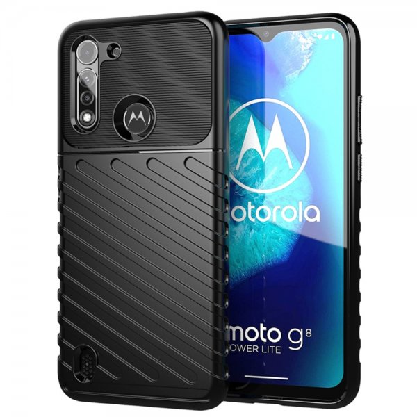 Motorola Moto G8 Power Lite Cover Thunder Series Sort