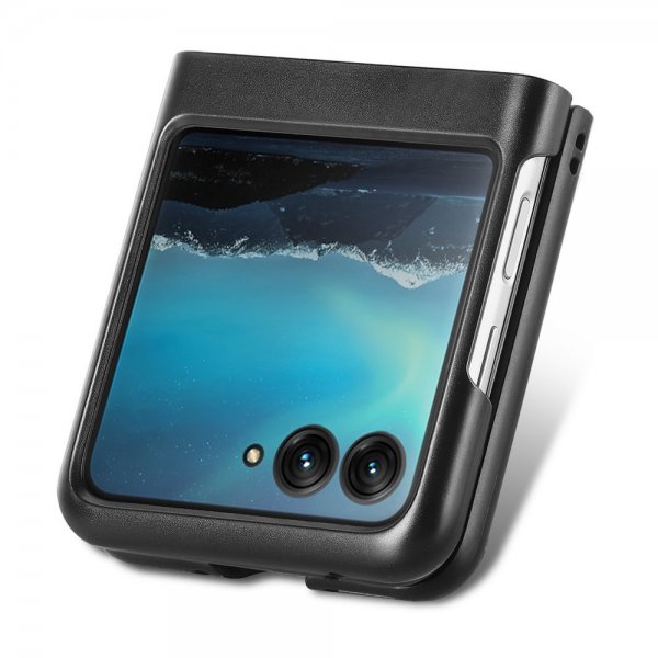 Motorola Razr 40 Ultra Cover Kulfibertekstur Brun