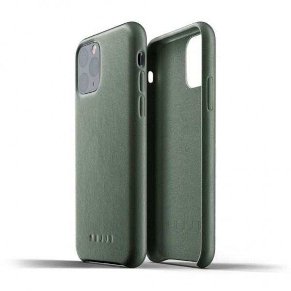 iPhone 11 Pro Cover Full Leather Case Slate Green