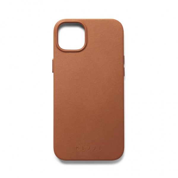 iPhone 14 Plus Cover Full Leather Case MagSafe Tan