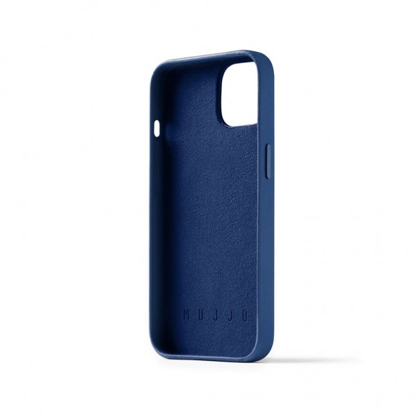 iPhone 14 Cover Full Leather Wallet Case Monaco Blue