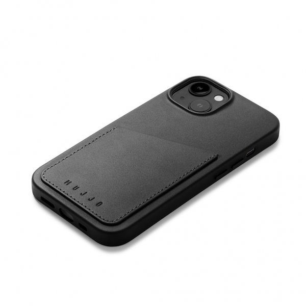 iPhone 14 Cover Full Leather Wallet Case Monaco Blue