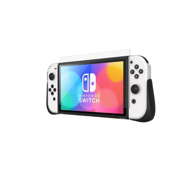 Nintendo Switch OLED Cover Skærmbeskyttelse Kita Grip 360 Clear