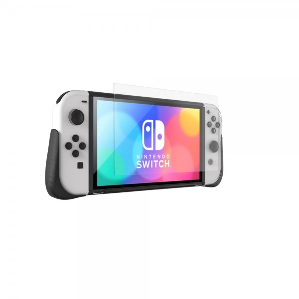 Nintendo Switch OLED Cover Skærmbeskyttelse Kita Grip 360 Clear
