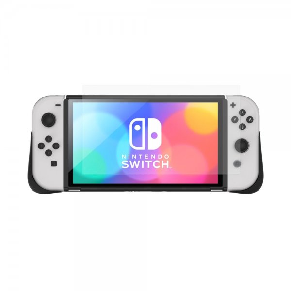 Nintendo Switch OLED Cover Skærmbeskyttelse Kita Grip 360 Clear