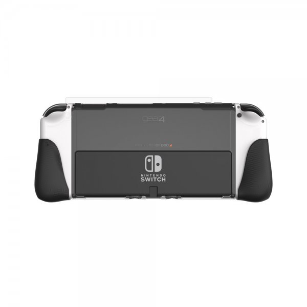 Nintendo Switch OLED Cover Skærmbeskyttelse Kita Grip 360 Clear
