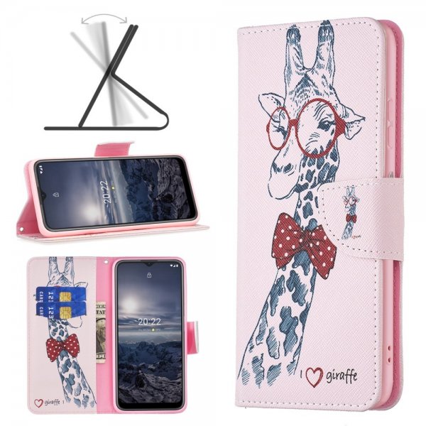 Nokia G11/G21 Etui Motiv Giraf
