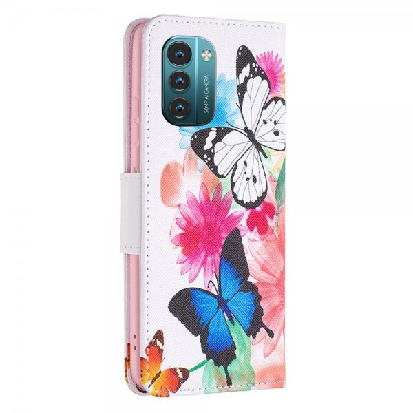 Nokia G11/G21 Etui Motiv To Sommerfugle