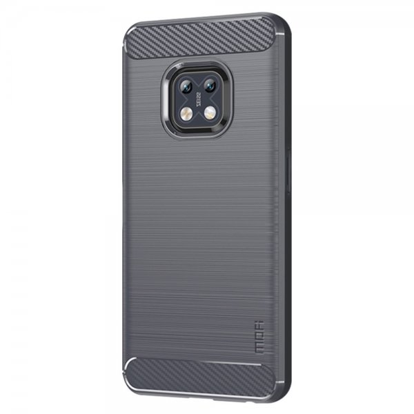 Nokia XR20 Cover Børstet Karbonfibertekstur Grå