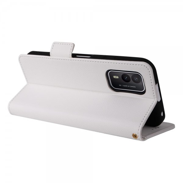 Nokia XR21 Etui Litchi Hvid