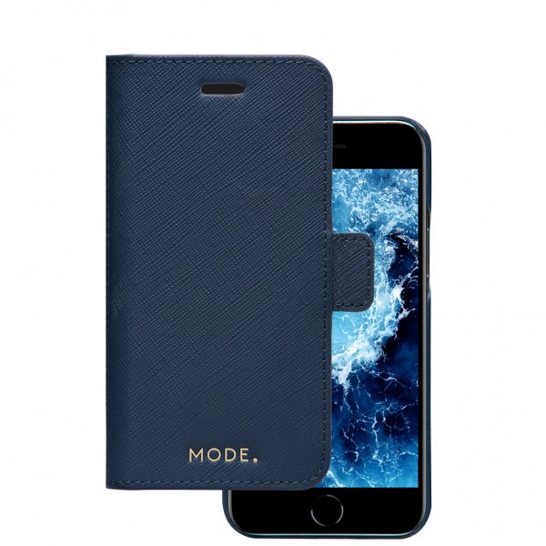 iPhone 7/8/SE Etui New York Löstagbart Cover Ocean Blue