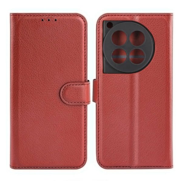 OnePlus 12 Etui med Stativ Brun