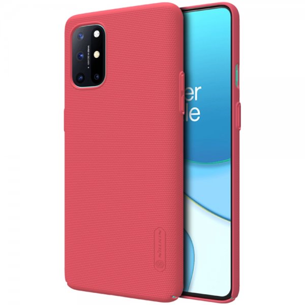 OnePlus 8T Cover Frosted Shield Rød