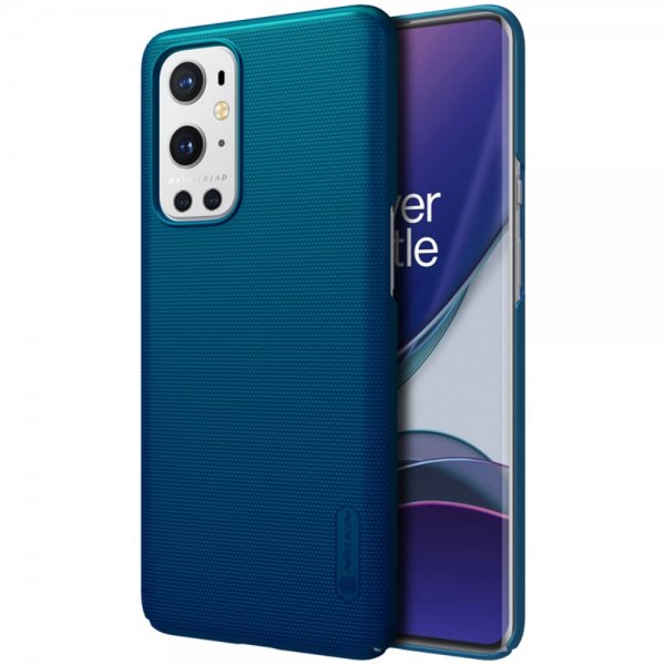OnePlus 9 Pro Cover Frosted Shield Blå