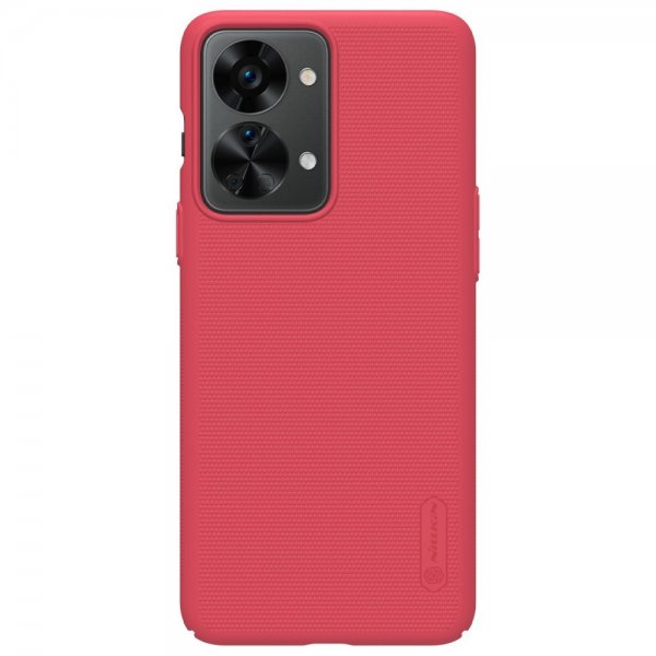 OnePlus Nord 2T Cover Frosted Shield Rød