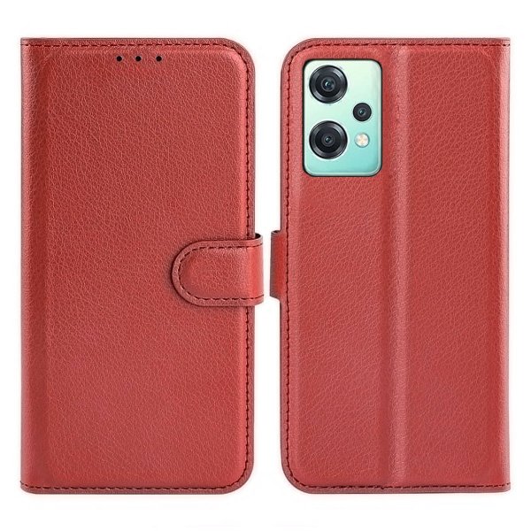 OnePlus Nord CE 2 5G Etui med Stativ Brun
