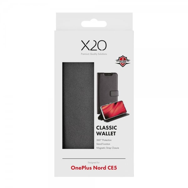 OnePlus Nord CE5 Etui Classic Wallet Sort