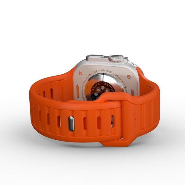 Apple Watch 44/45/46mm/Apple Watch Ultra Armbånd Journey Electric Orange