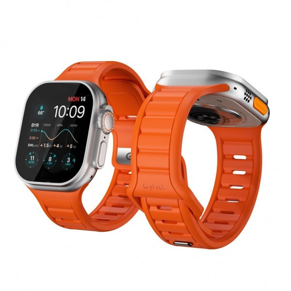 Apple Watch 44/45/46mm/Apple Watch Ultra Armbånd Journey Electric Orange