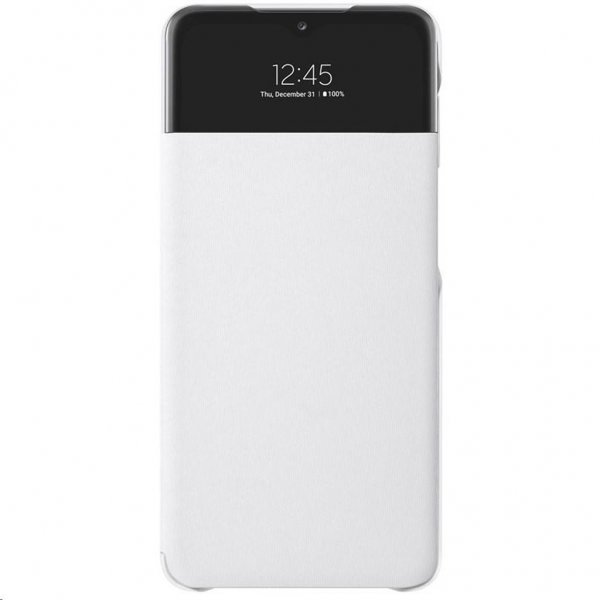 Original Galaxy A32 5G Etui Smart S View Wallet Cover Hvid