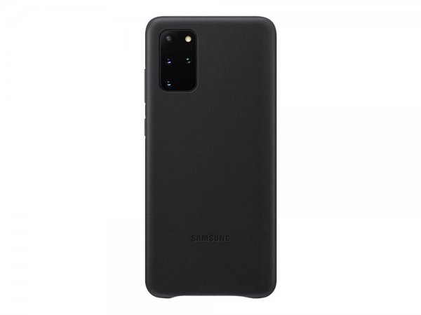 Original Galaxy S20 Plus Cover Leather Cover Sort