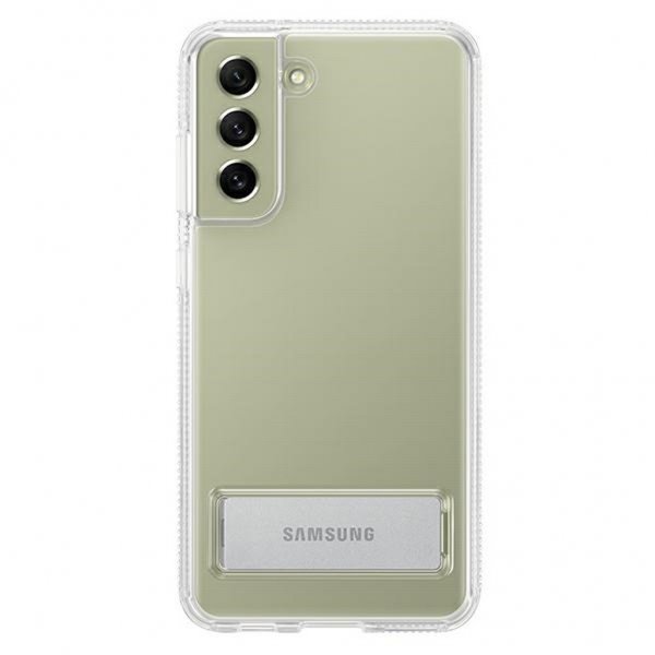 Original Galaxy S21 FE Cover Clear Standing Cover Transparent Klar