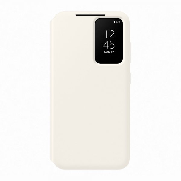 Original Galaxy S23 Etui Smart View Wallet Case Cream