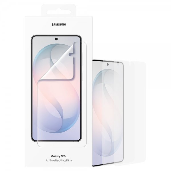 Original Samsung Galaxy S26 Plus Skærmbeskytter Anti-reflecting Film 2-pak