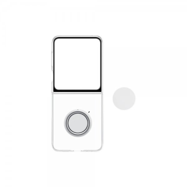 Original Galaxy Z Flip 5 Cover Clear Gadget Case Transparent