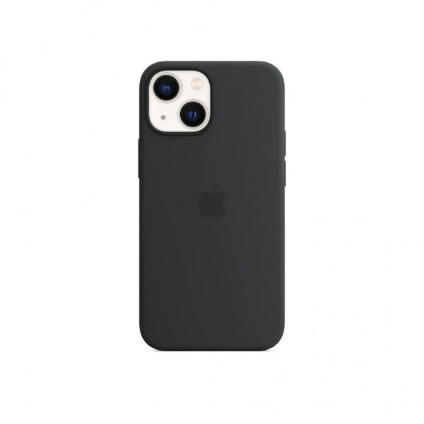Original iPhone 13 Mini Cover Silicone Case MagSafe Midnight