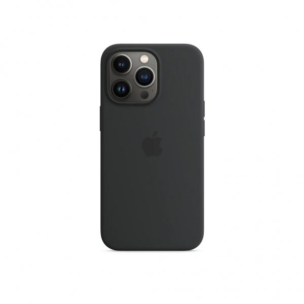 Original iPhone 13 Pro Cover Silicone Case MagSafe Midnight