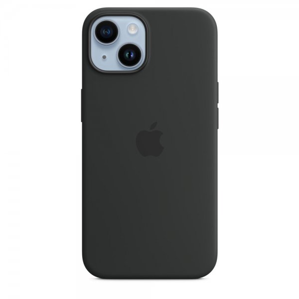 Original iPhone 14 Plus Cover Silicone Case MagSafe Midnat