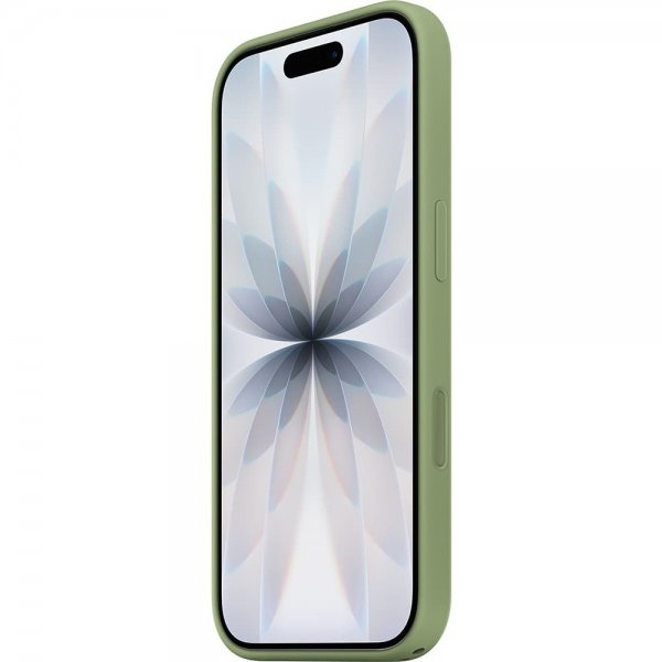 Original iPhone 17 Cover Silicone Case MagSafe Light Moss