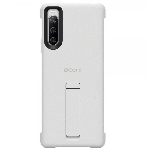 Original Xperia 10 IV Cover Style Cover with Stand Hvid