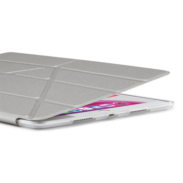 iPad 10.2 (gen 7/8/9) Etui Metallic Origami Sølv