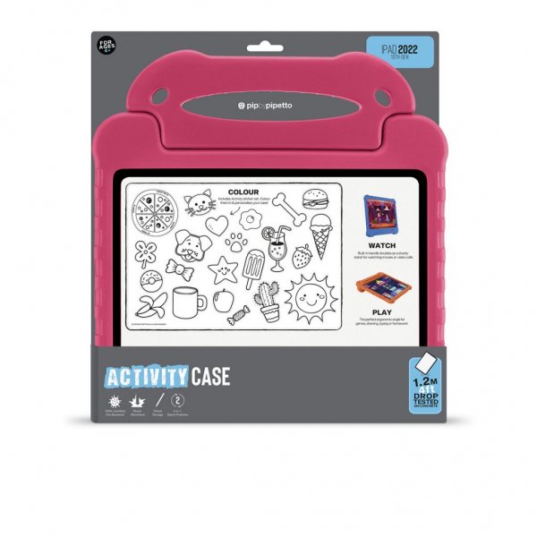 iPad 10.9 (gen 10)/iPad 11 (A16) Cover Activity Case Lyserød
