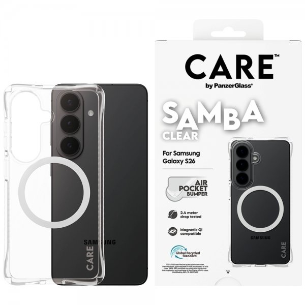 Samsung Galaxy S26 Cover Samba MagSafe Transparent