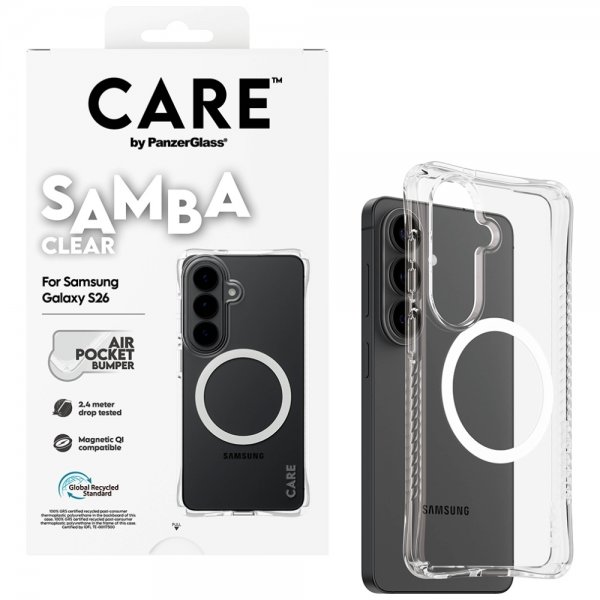 Samsung Galaxy S26 Cover Samba MagSafe Transparent