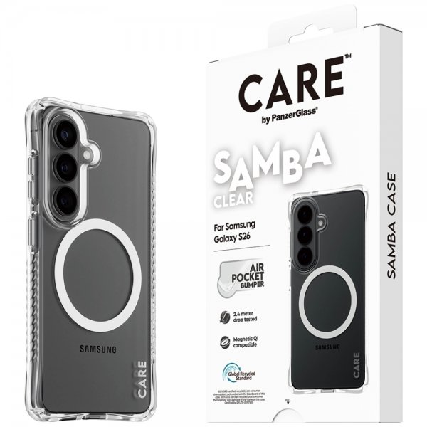 Samsung Galaxy S26 Cover Samba MagSafe Transparent