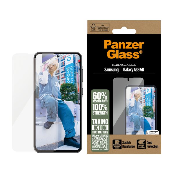 Samsung Galaxy A36 Skærmbeskytter Ultra-Wide Fit EasyAligner