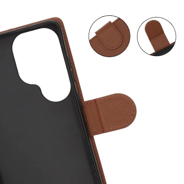 Samsung Galaxy S26 Ultra Etui med Stativ Brun
