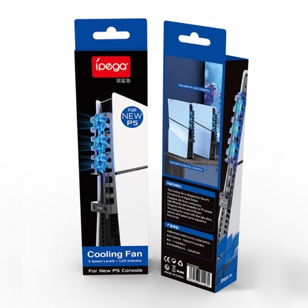PlayStation 5 Slim kølevifte med LED