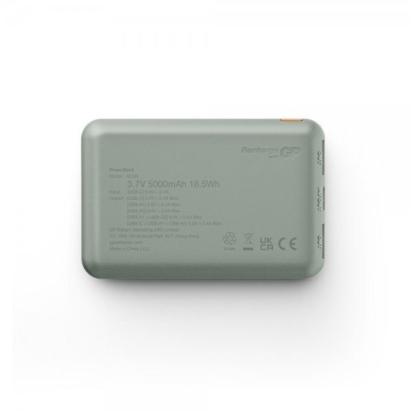 Powerbank Plus 5000 mAh Grøn