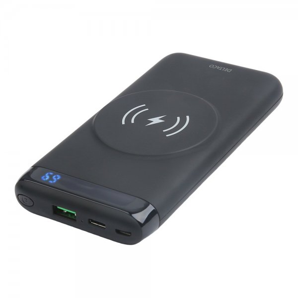 Powerbank Wireless 10 000 mAh MagSafe Sort
